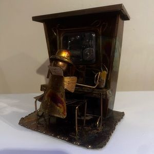 Antique Piano Man Music Box